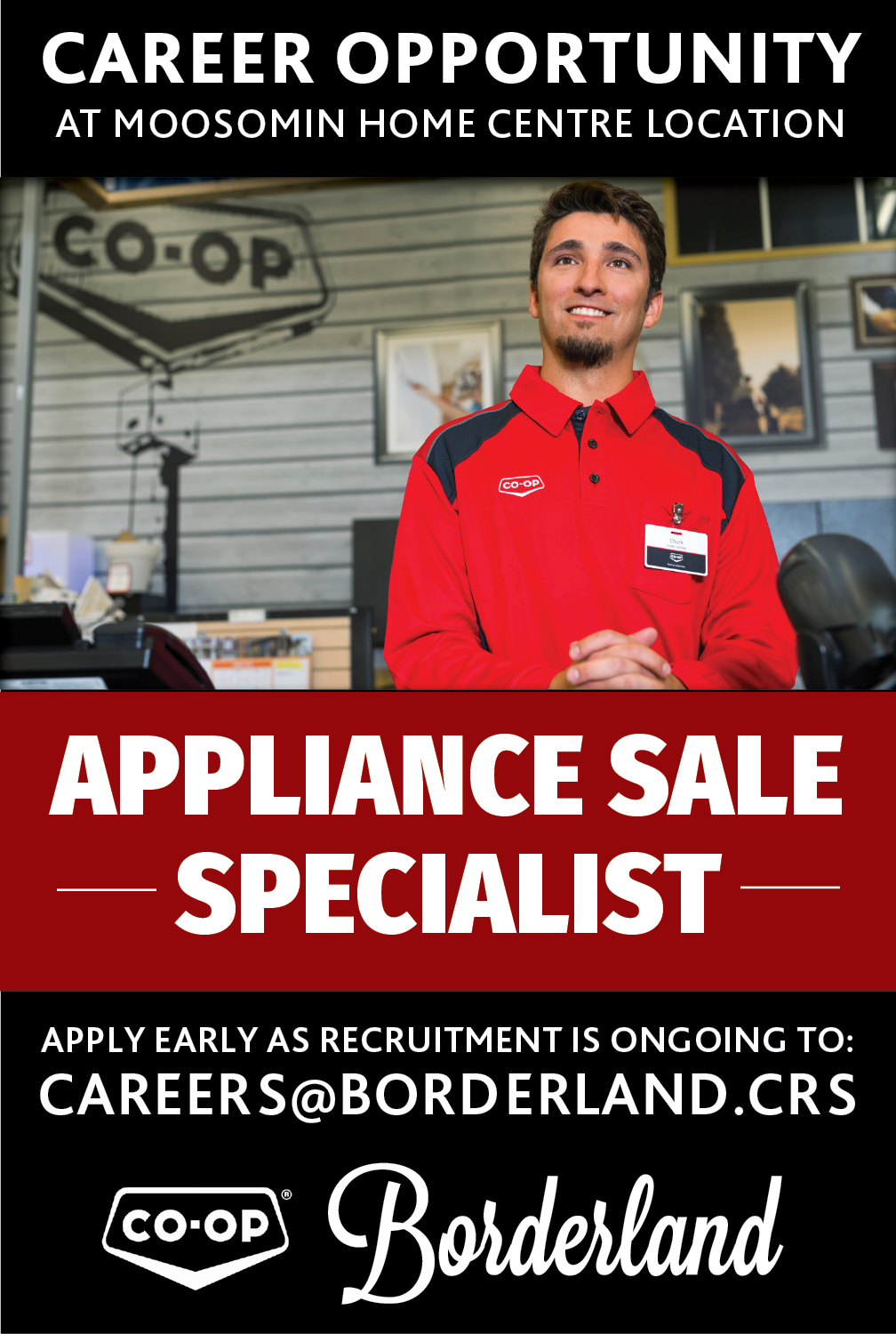 Borderland Co-op - Moosomin - Appliance Sale Specialist 